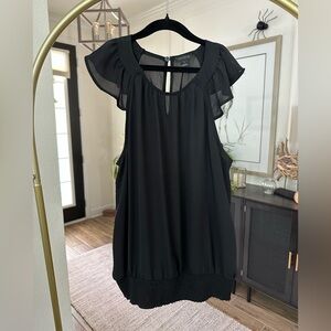 Ann Taylor Black Sleeveless Top